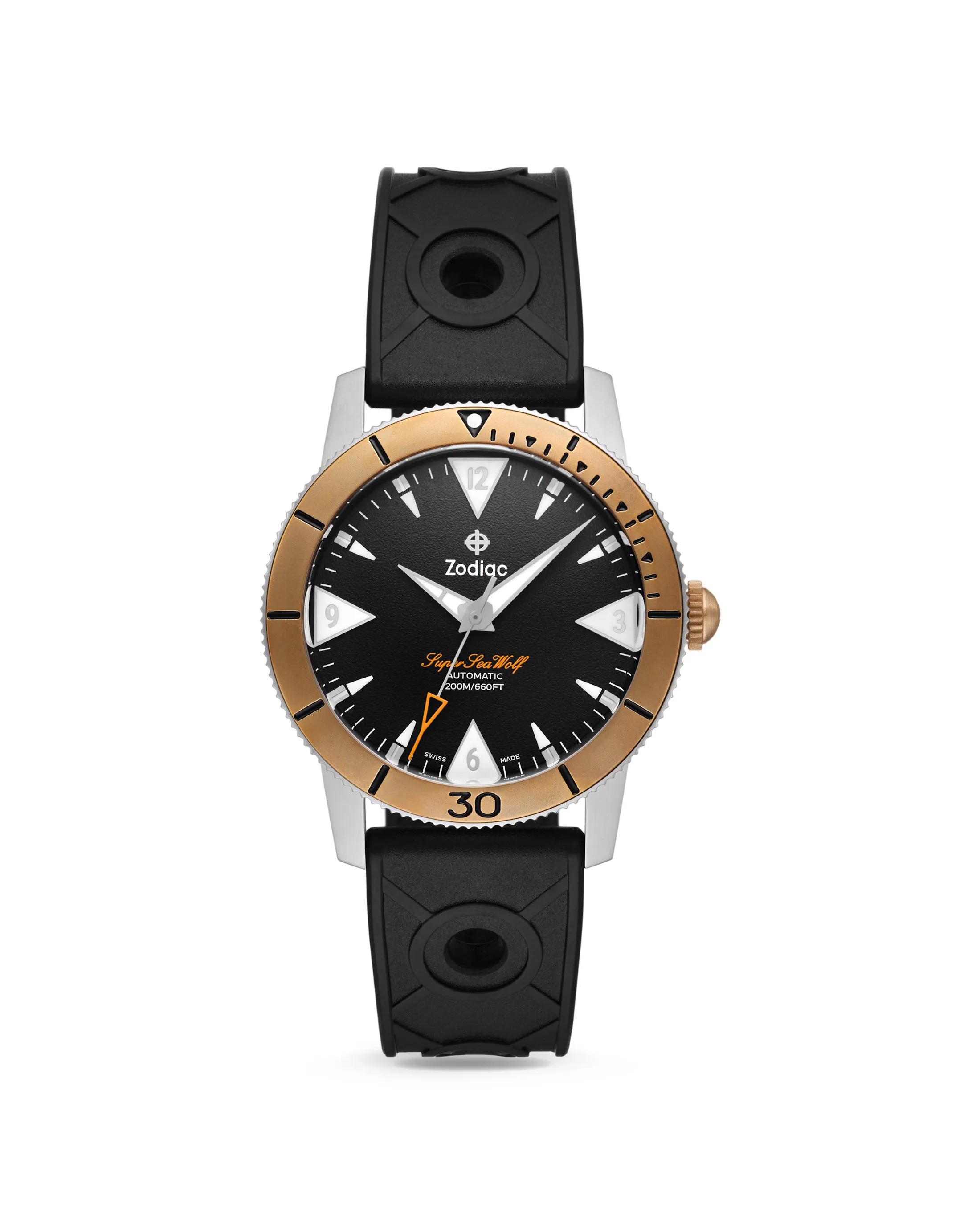 Zodiac Huckberry x Zodiac Bronze Super Sea Wolf Dive Watch - Black Zodiac Huckberry x Zodiac Bronze Super Sea Wolf Dive Watch - Black